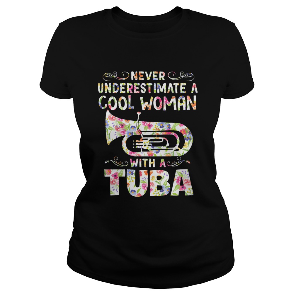 Never underestimate a cool woman with tuba  Classic Ladies