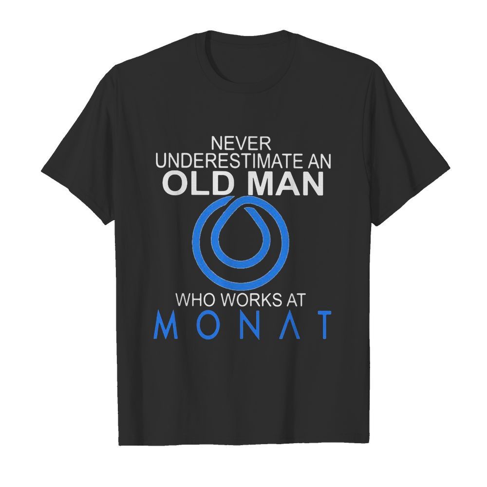 Never underestimate a woman who works at monat shirt