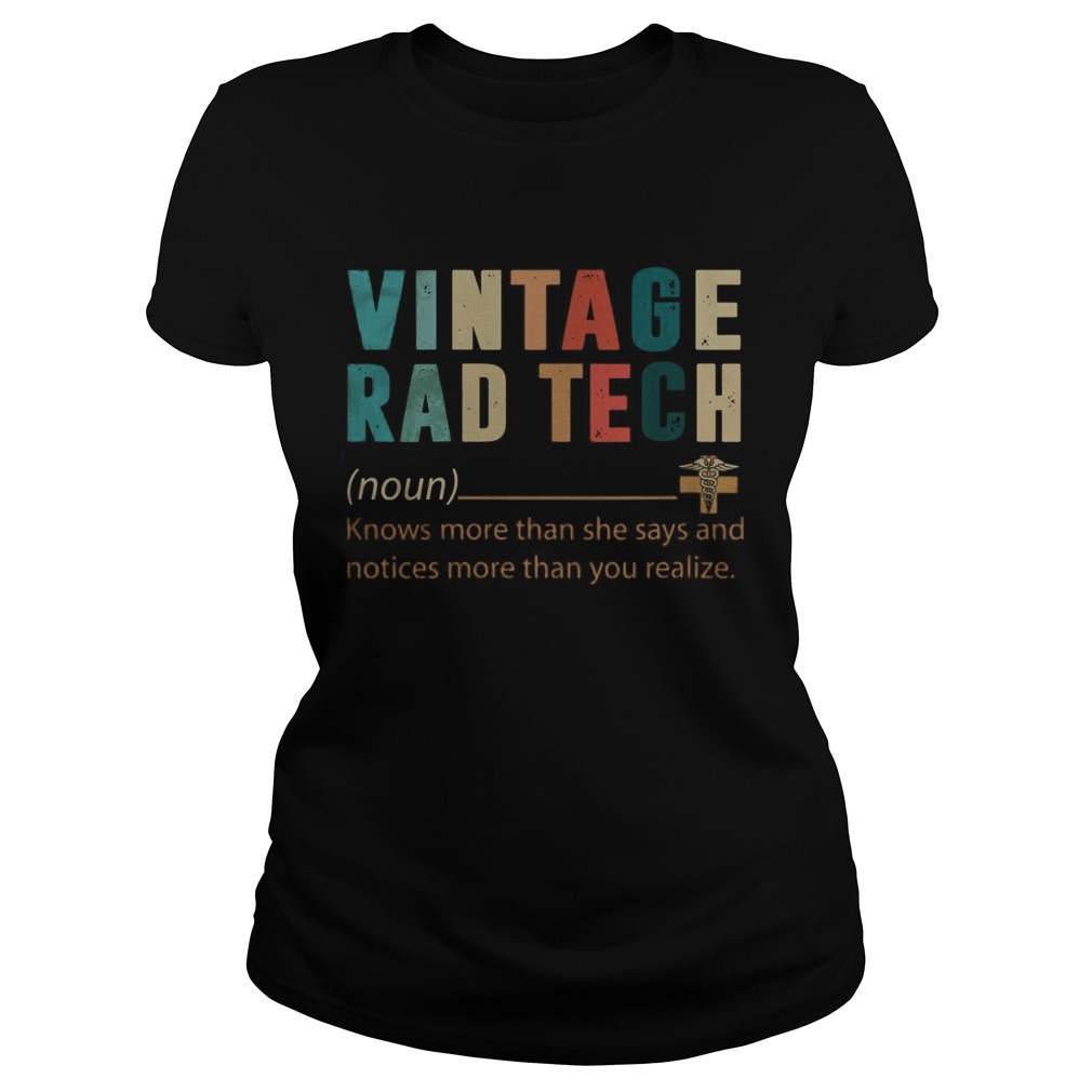 Nice Vintage Rad Tech  Classic Ladies