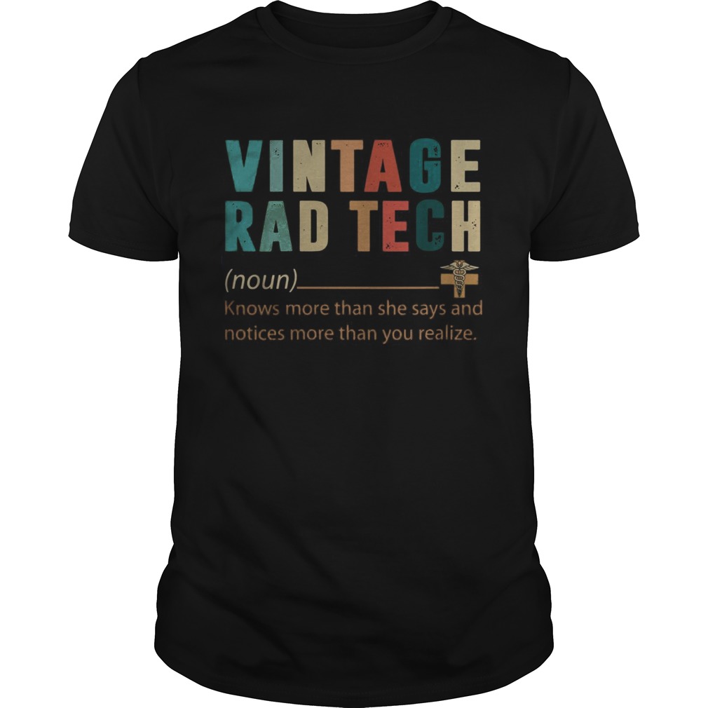 Nice Vintage Rad Tech  Unisex