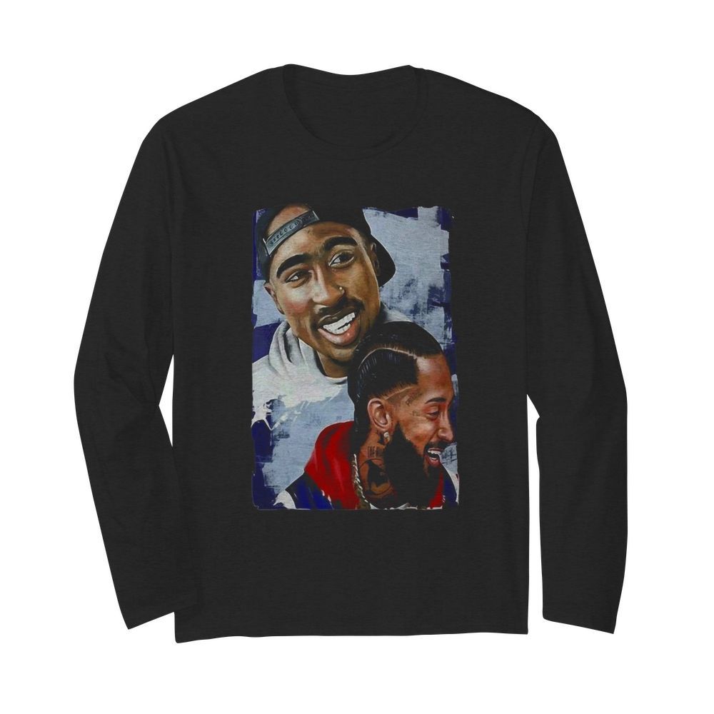 Nipsey hussle rapper smiling  Long Sleeved T-shirt 