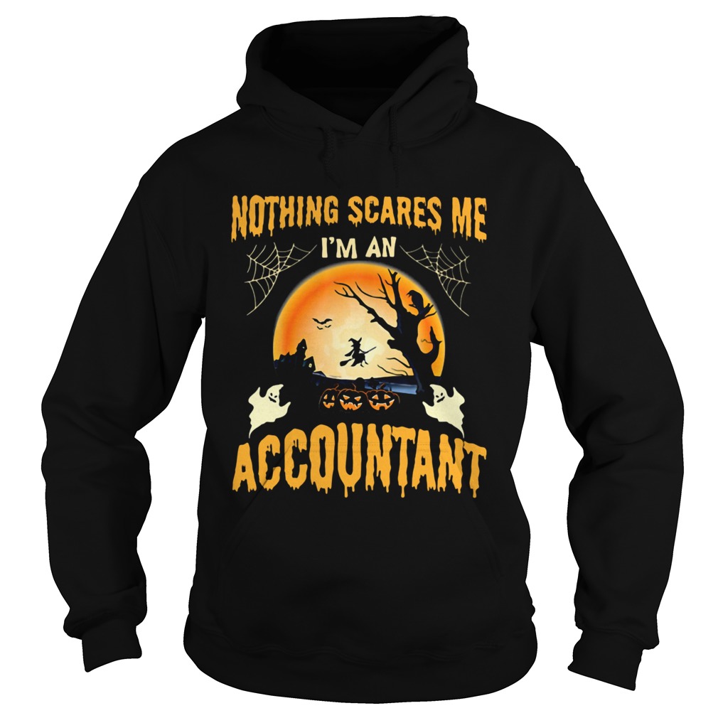 Nothing Scares Me Im an Accountant Halloween  Hoodie