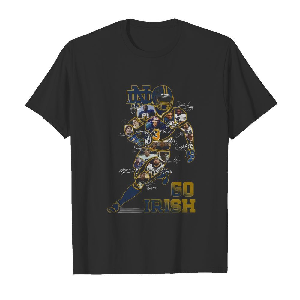 Notre Dame Fighting Irish Go Irish Signatures shirt