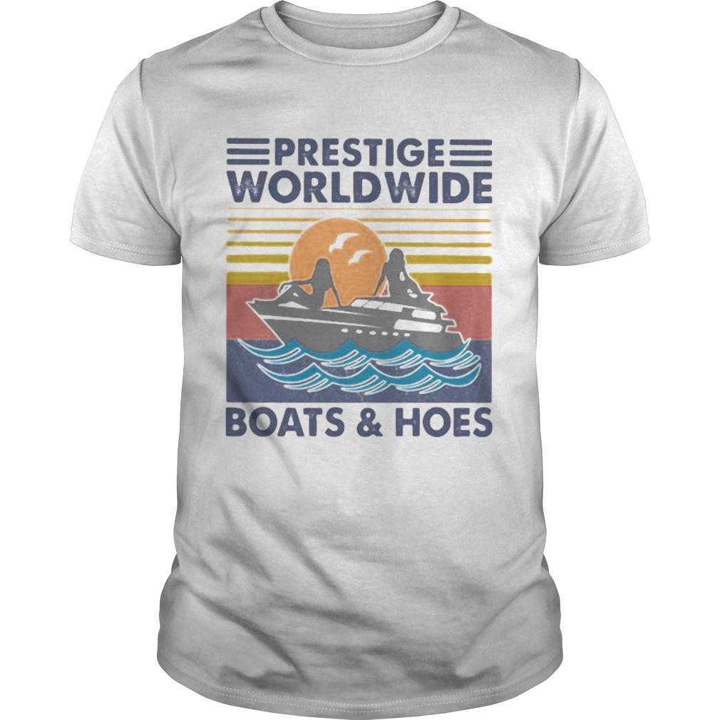 Ocean Prestige worldwide boats and hoes vintage retro shirt