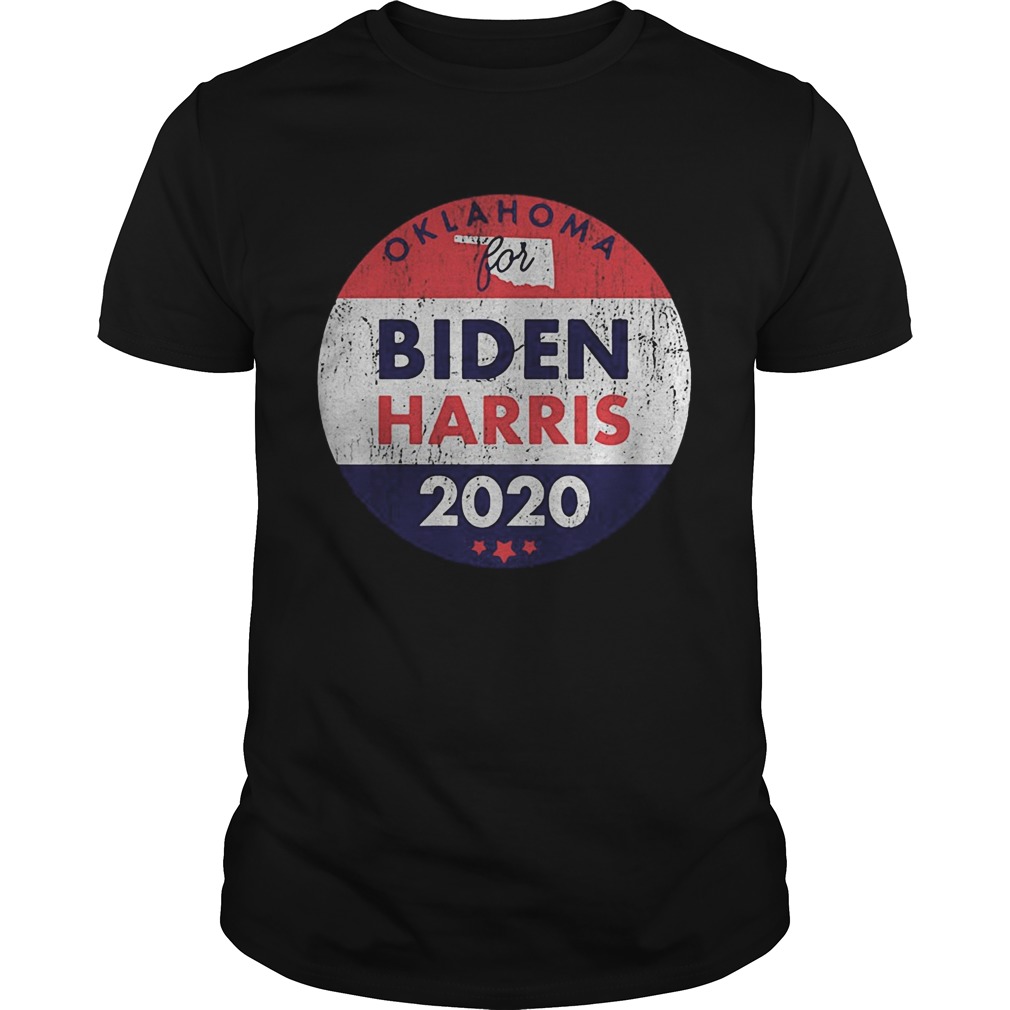 Oklahoma for joe biden kamala harris 2020 stars shirt