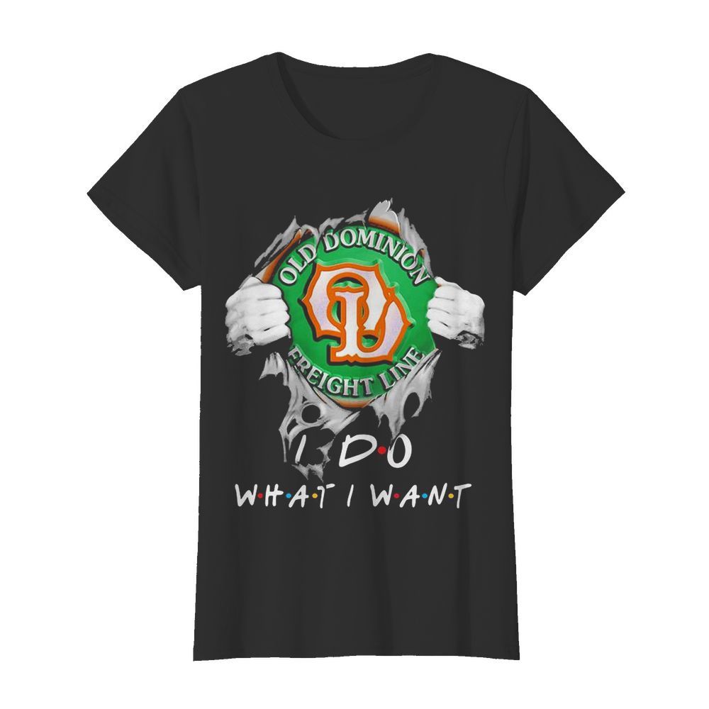 Old Dominion freight line I do what I want superman  Classic Women's T-shirt