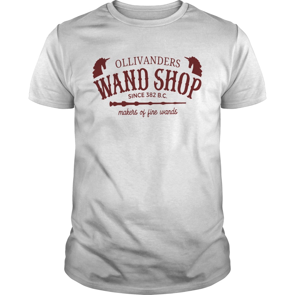 Ollivanders Wand Shop Sign 382 Bc Makers Of Fine Wands shirt