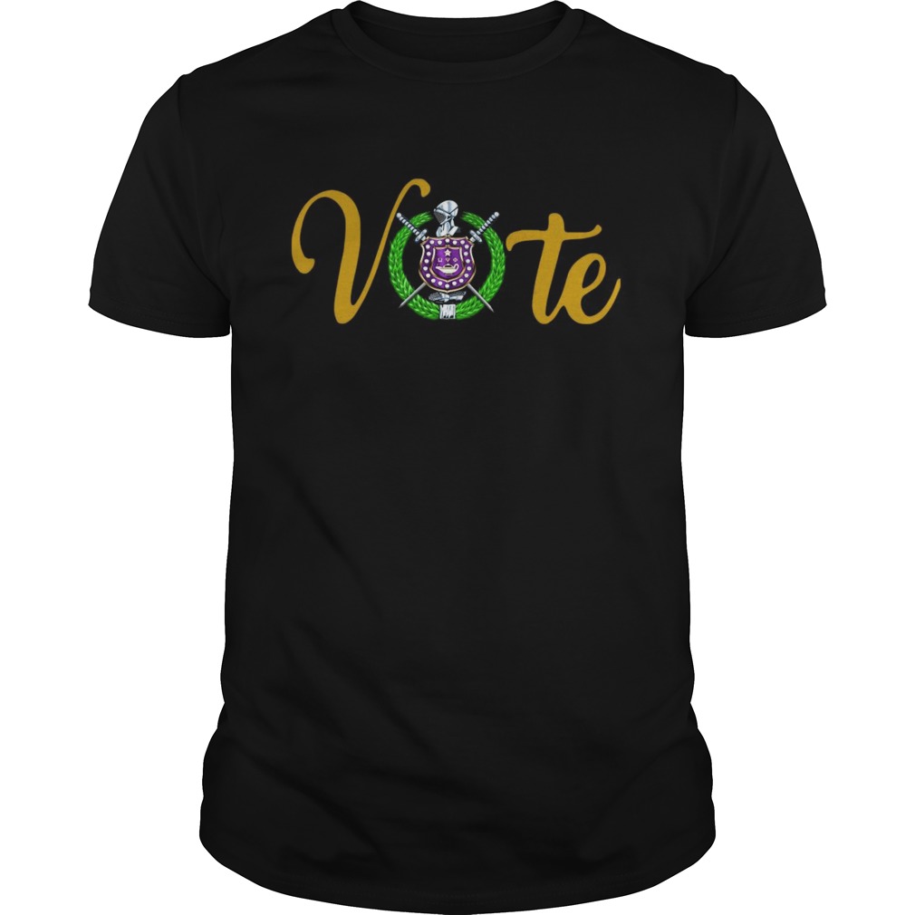 Omega Psi Vote shirt