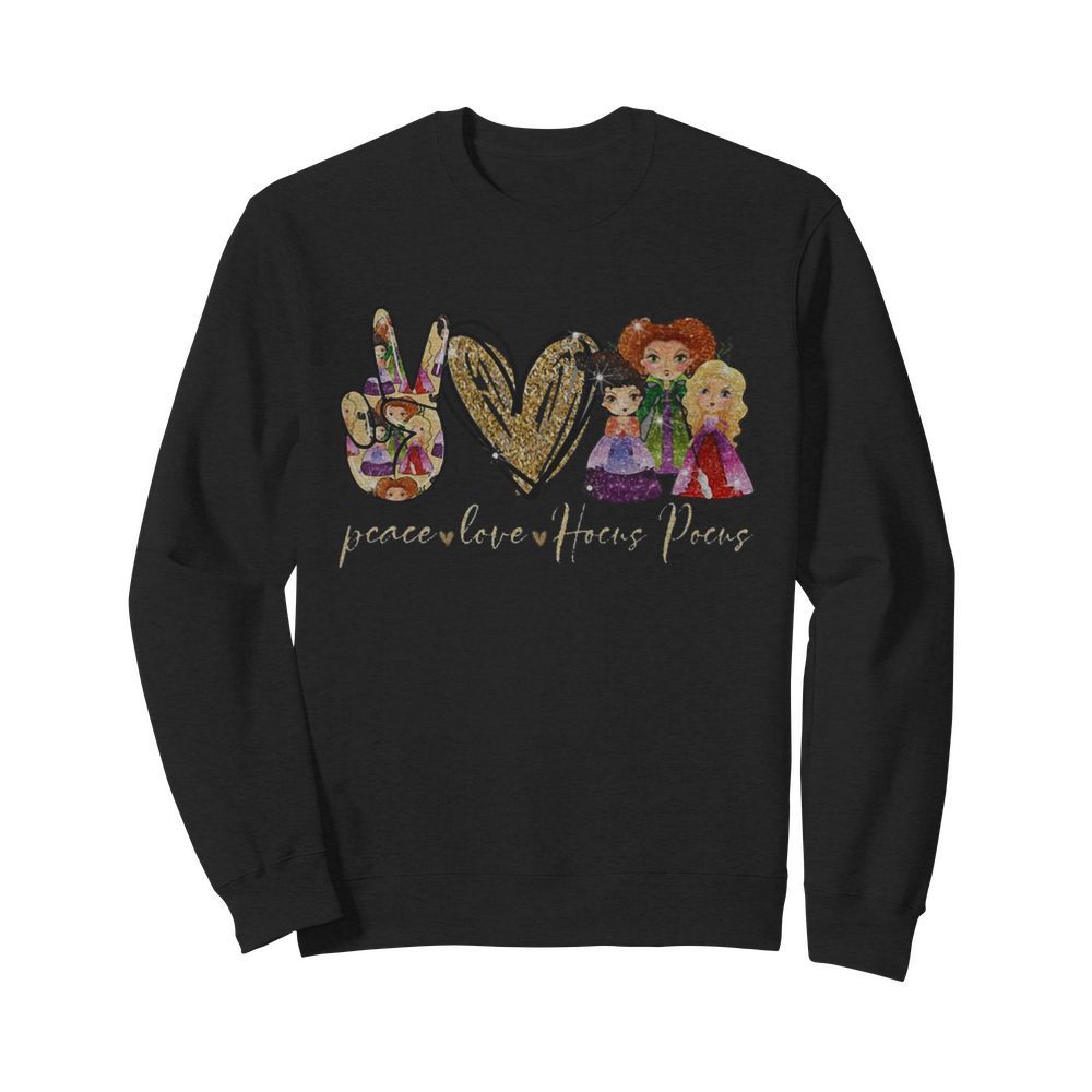 Peace Love Hocus Pocus Halloween  Unisex Sweatshirt