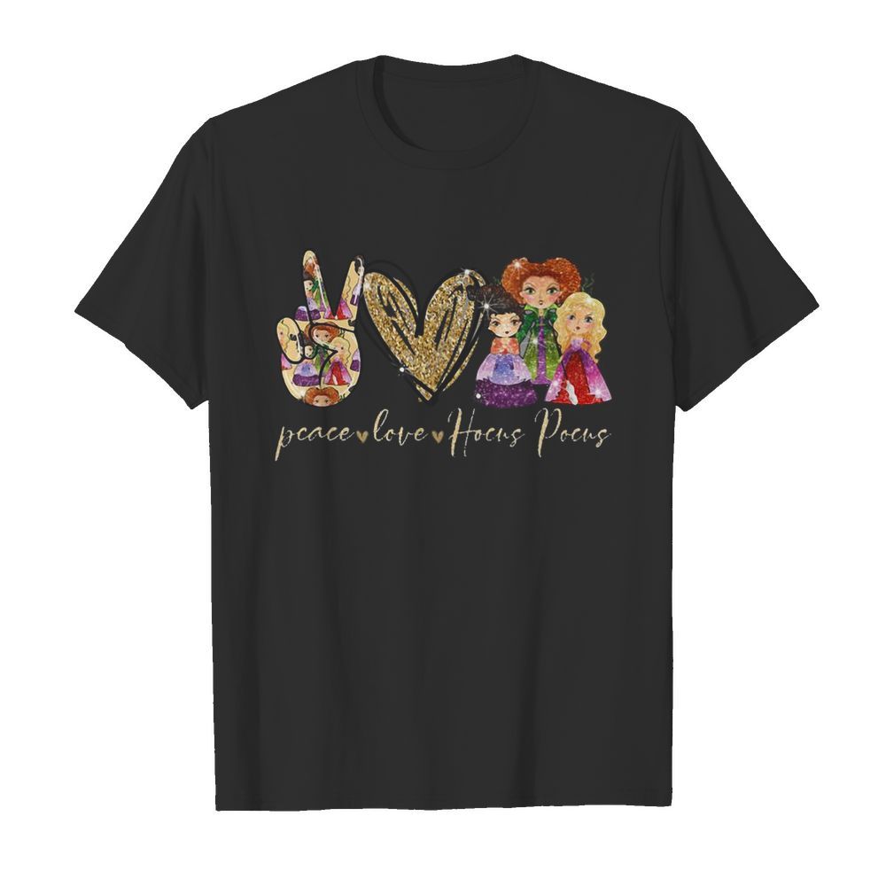 Peace Love Hocus Pocus Halloween  Classic Men's T-shirt