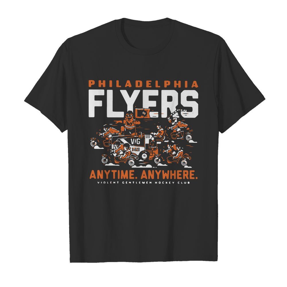 Philadelphia Flyers Anytime Anywhere Violent Gentlemen Hockey Club shirt