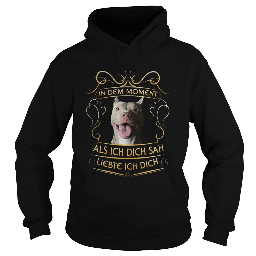 Pitbull in dem moment als ich dich sah liebte ich dich  Hoodie