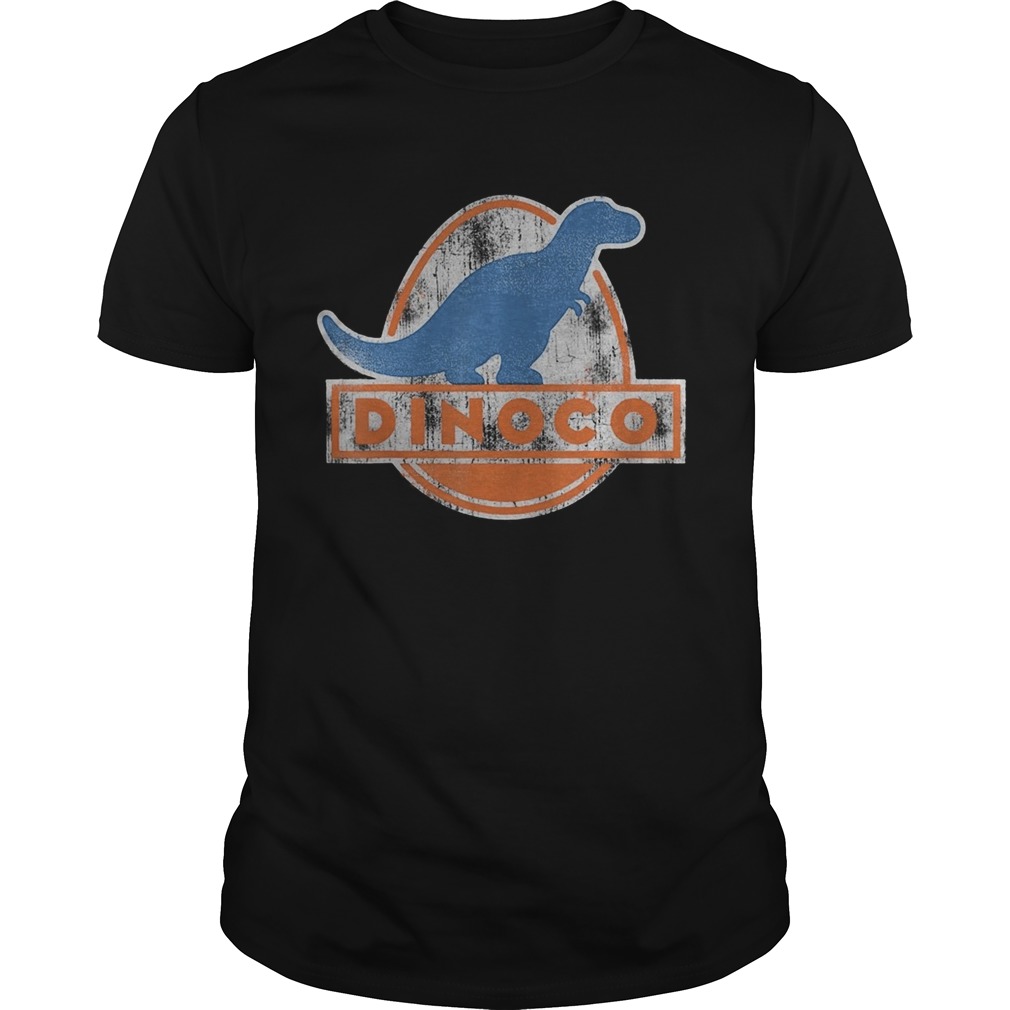 Pixar cars iconic dinoco dinosaur logo shirt