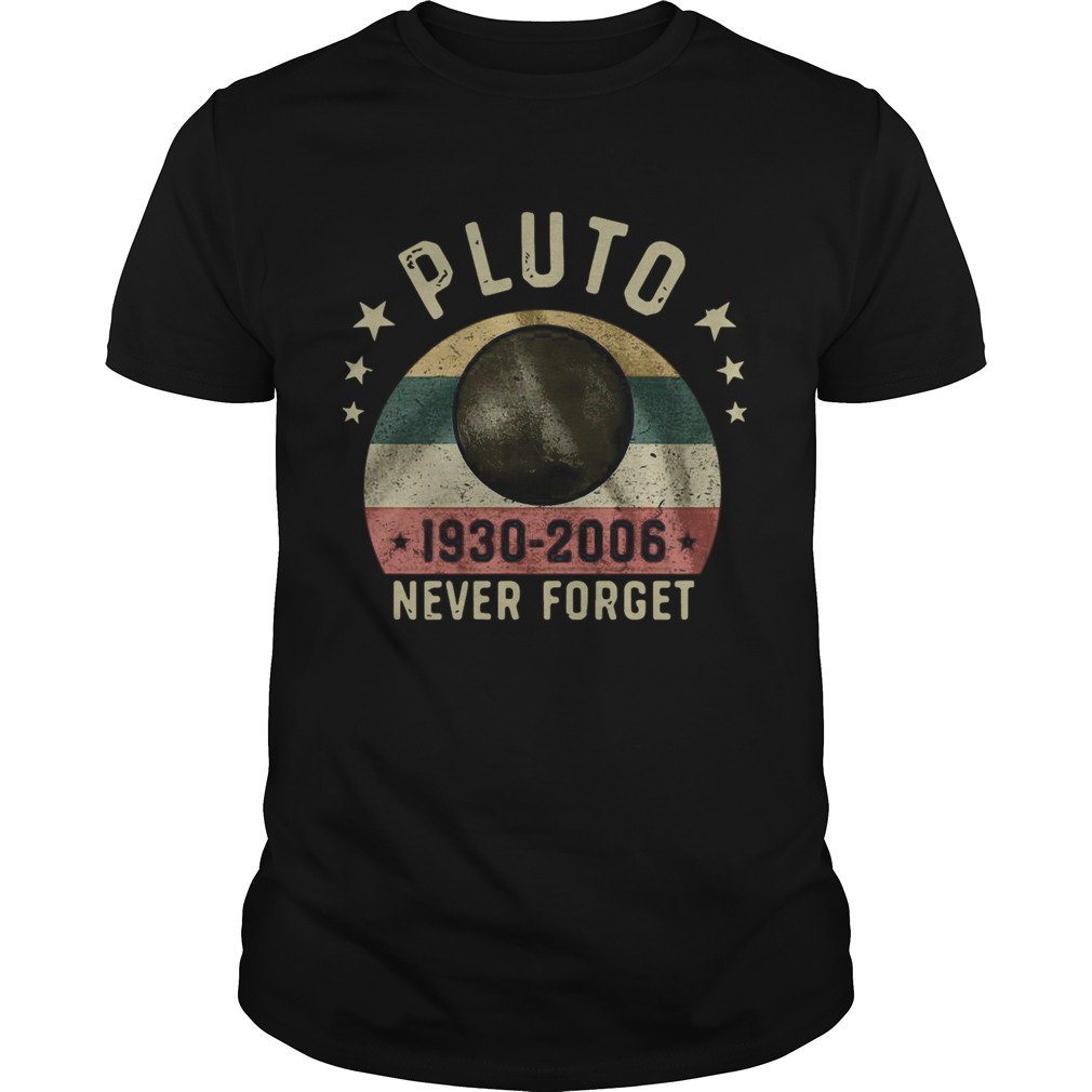 Pluto 19302006 Never Forget shirt