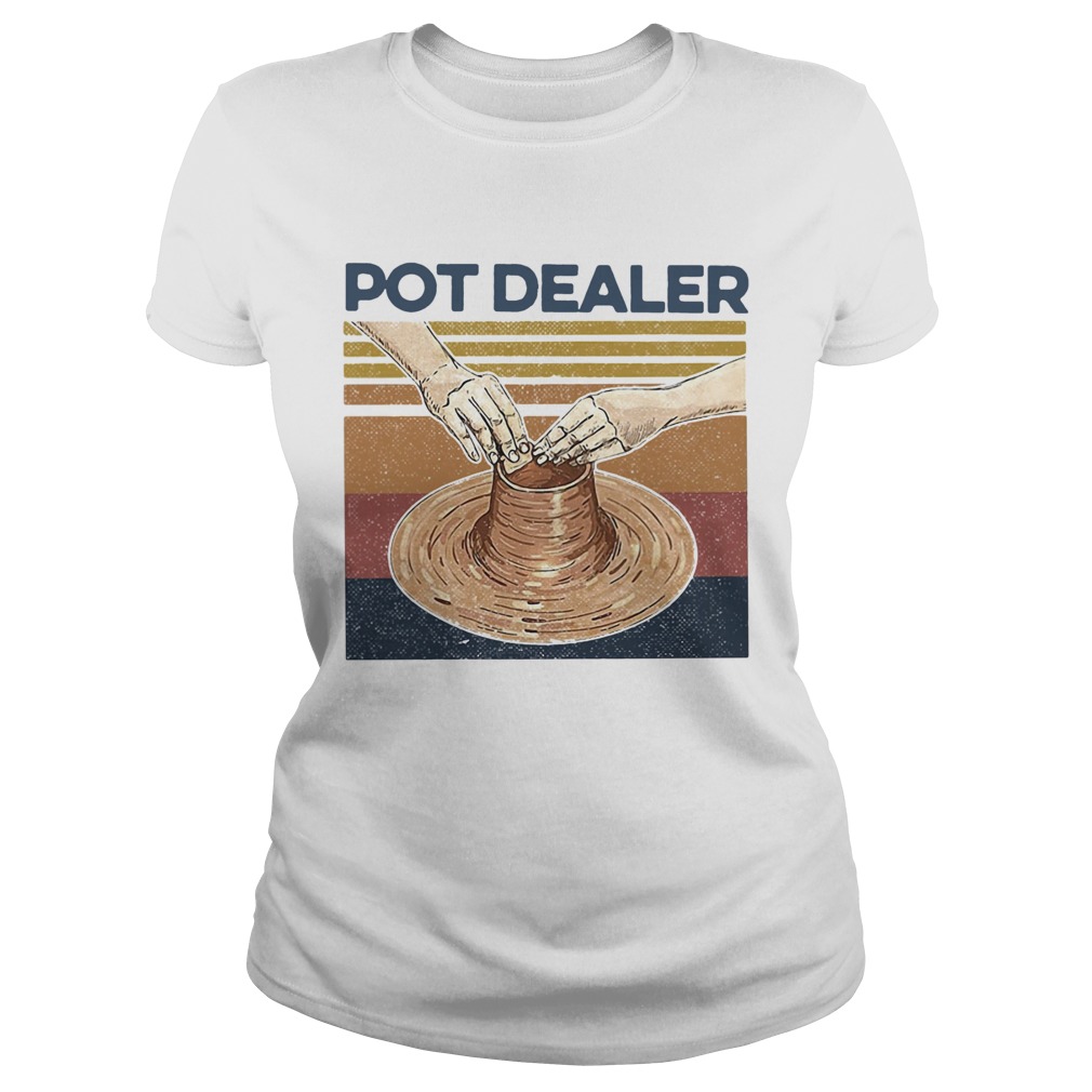 Pot Dealer Pottery Vintage Retro  Classic Ladies