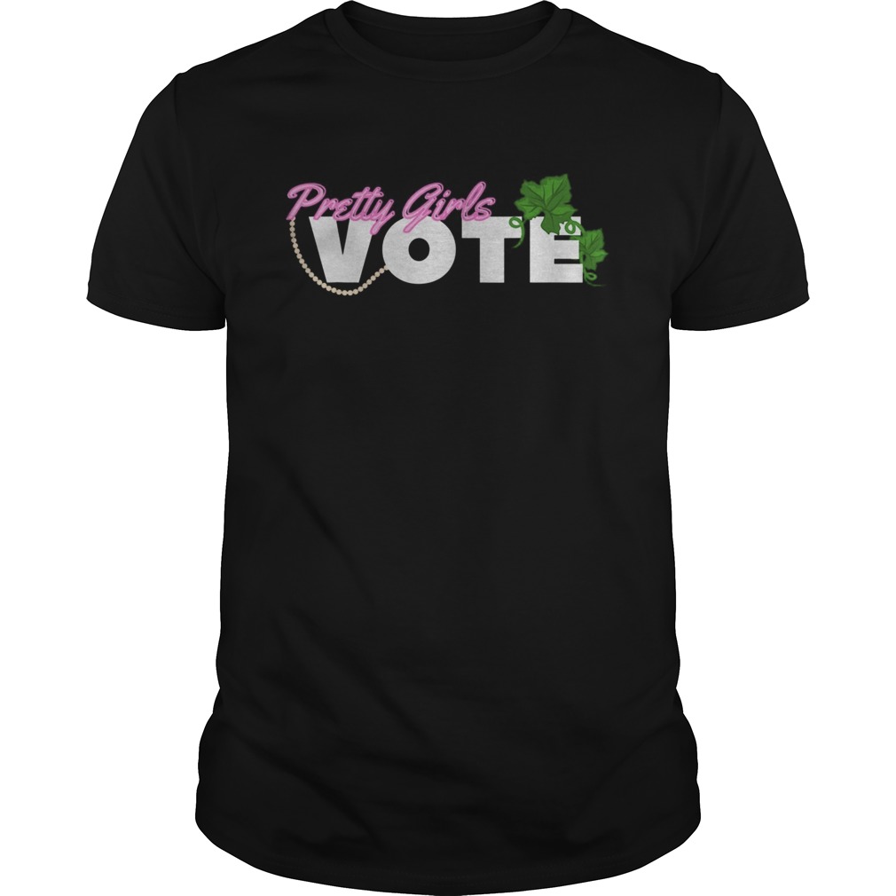 Pretty Girls Vote Sorority AKA shirt