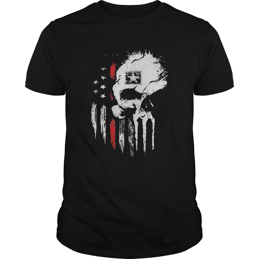 Red Army Skull American Flag Independence Day  Unisex