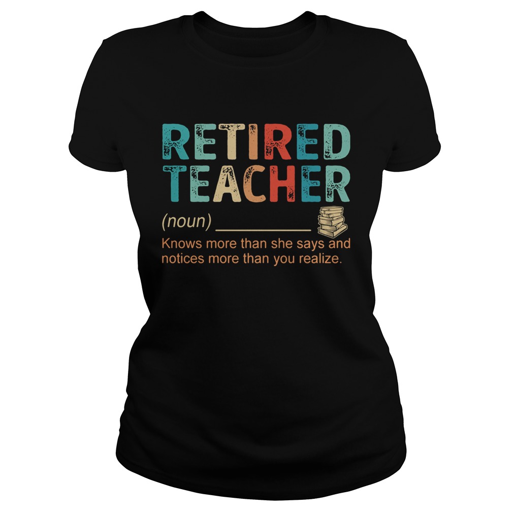 Retired Teacher Knows more than she says and notices more than you realize  Classic Ladies