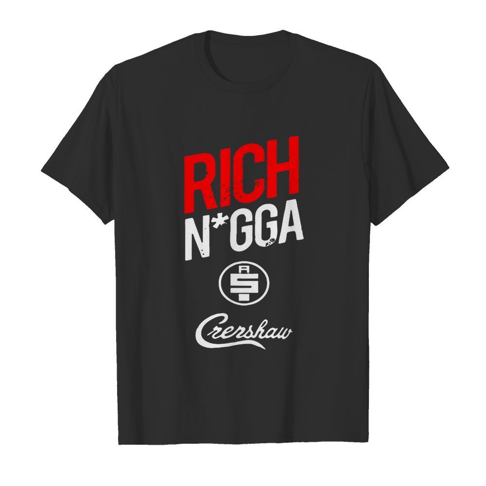 Rich N GGA Rip Nipsey Hussle Crenshaw shirt