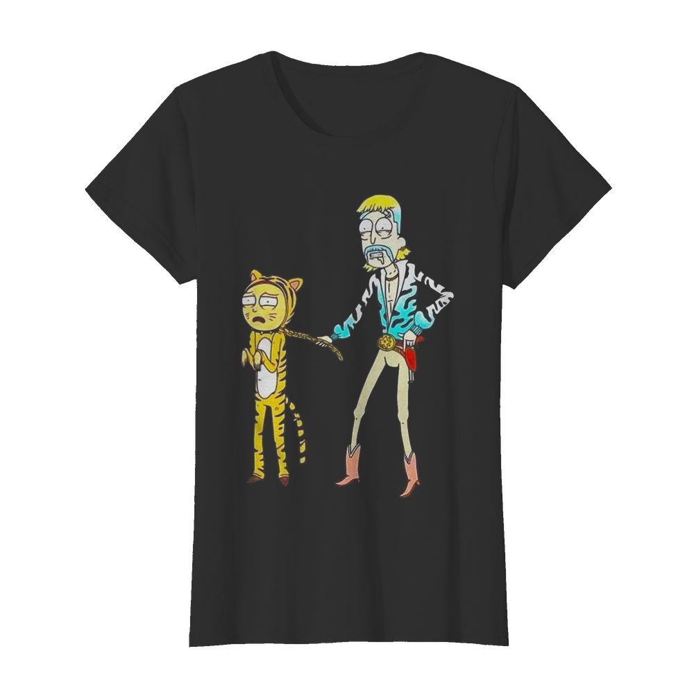 Rick And Morty Tiger King  Classic Women's T-shirt