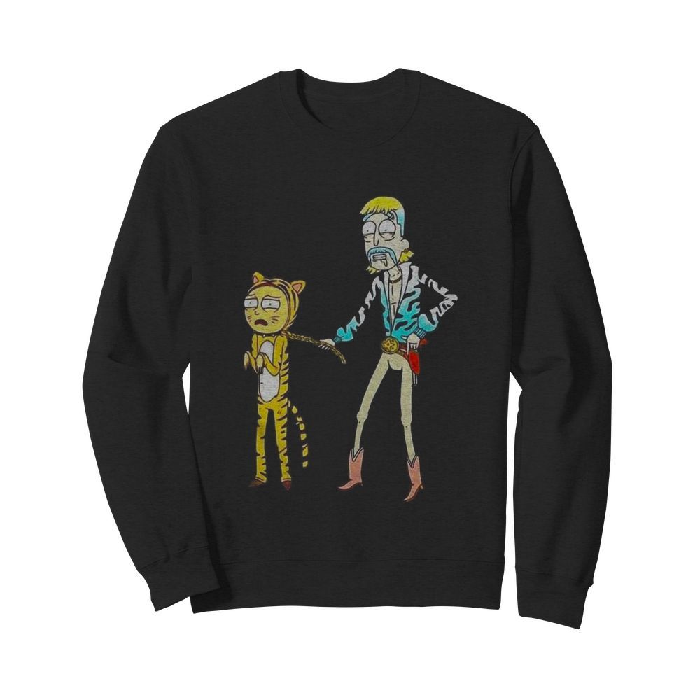 Rick And Morty Tiger King  Unisex Sweatshirt