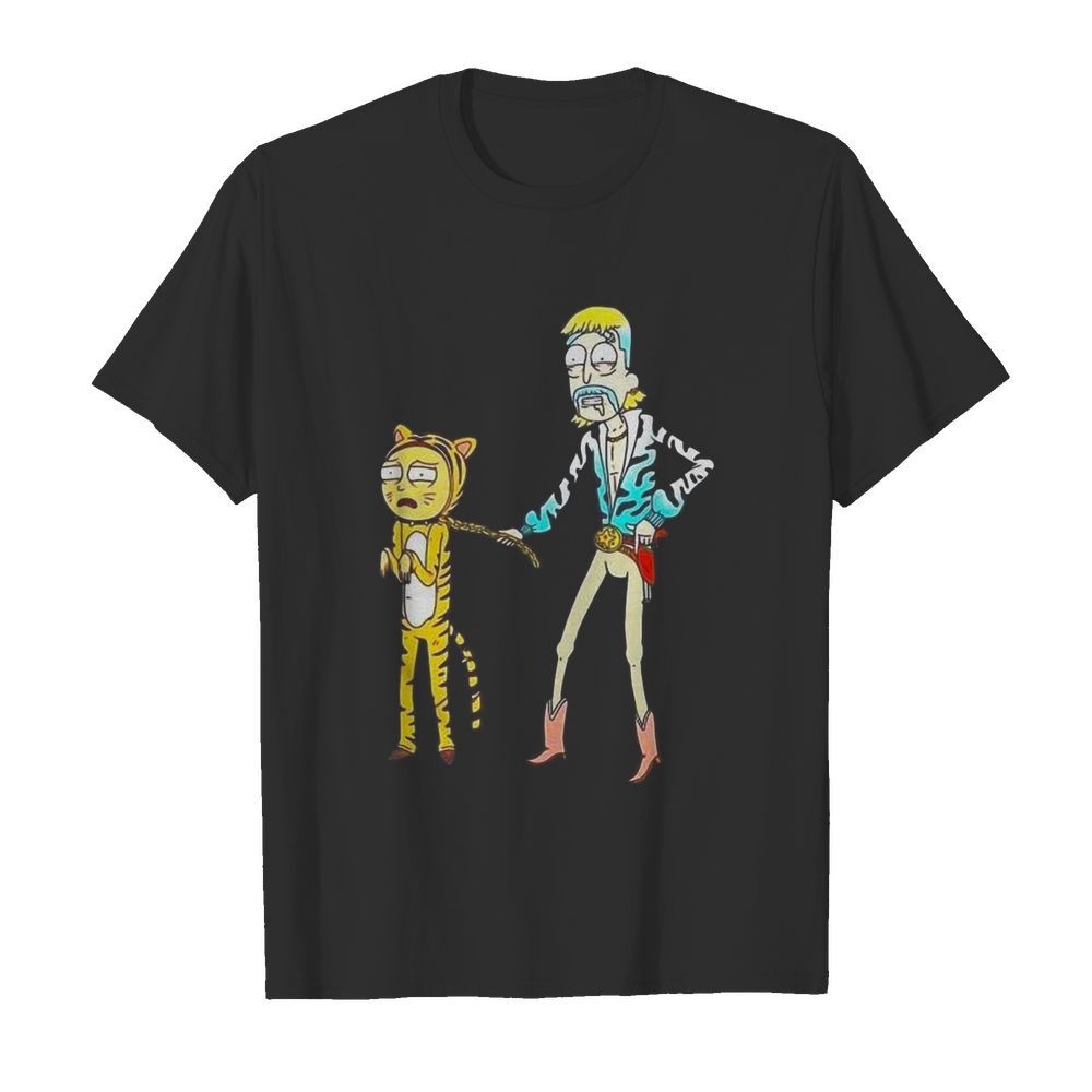 Rick And Morty Tiger King  Classic Men's T-shirt