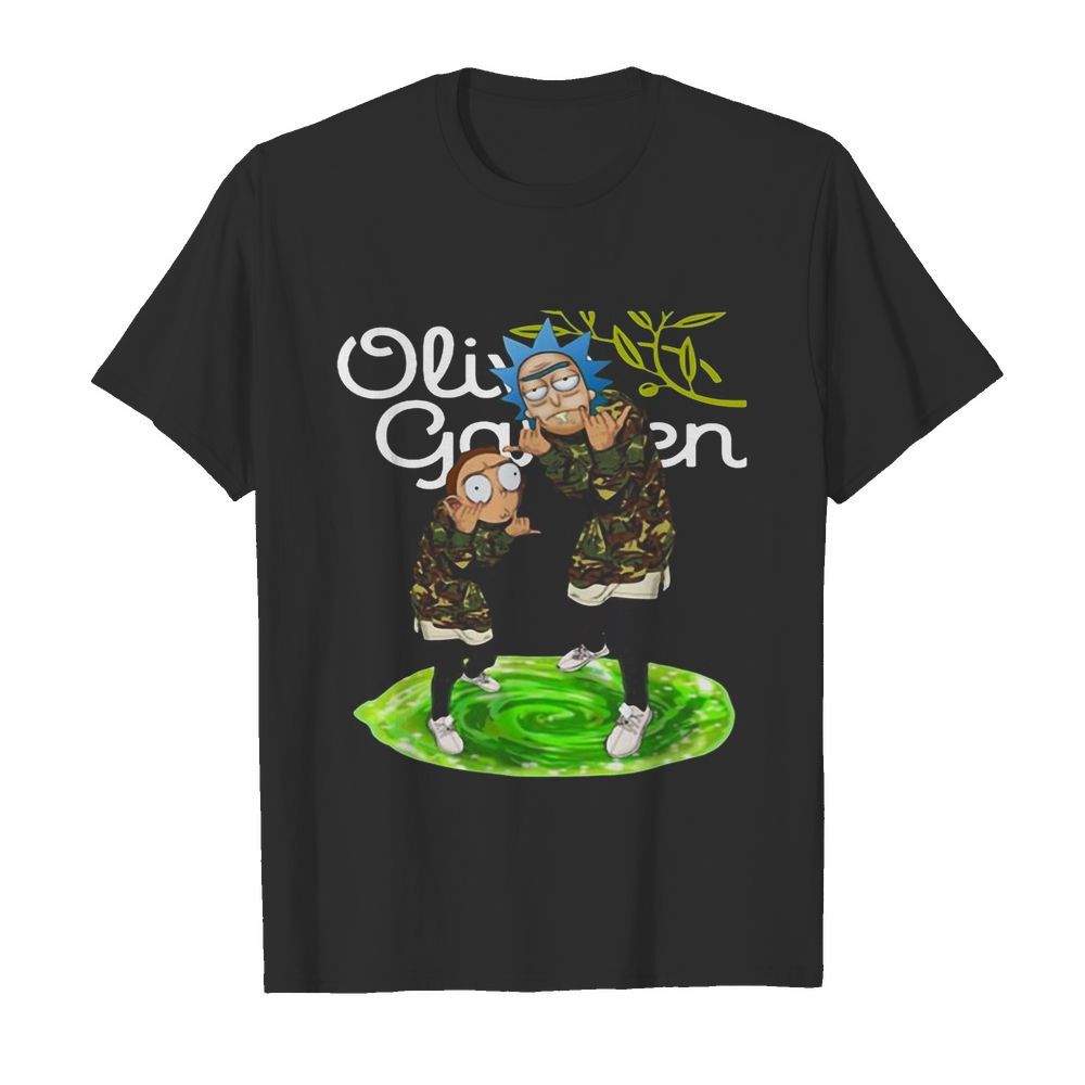 Rick and morty veteran olive garden logo  Classic Men's T-shirt