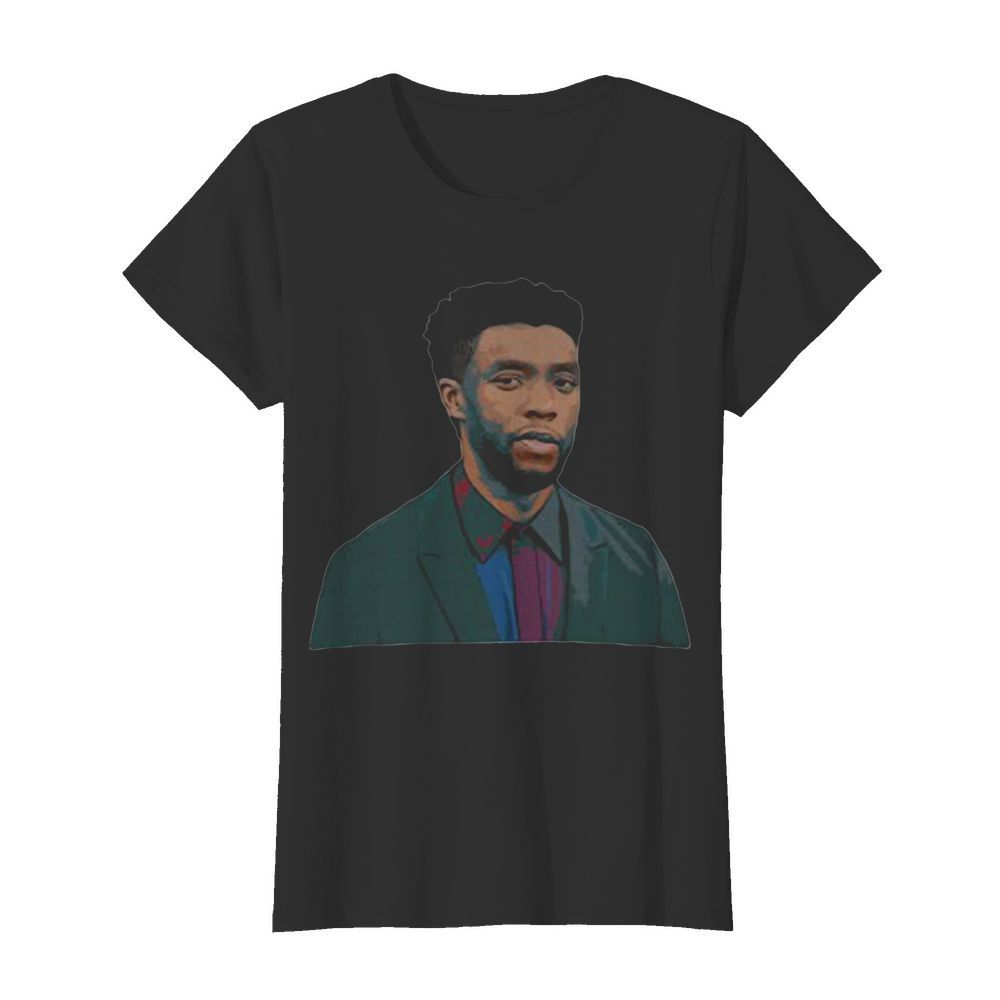 Rip black panther chadwick Boseman actor art  Classic Women's T-shirt