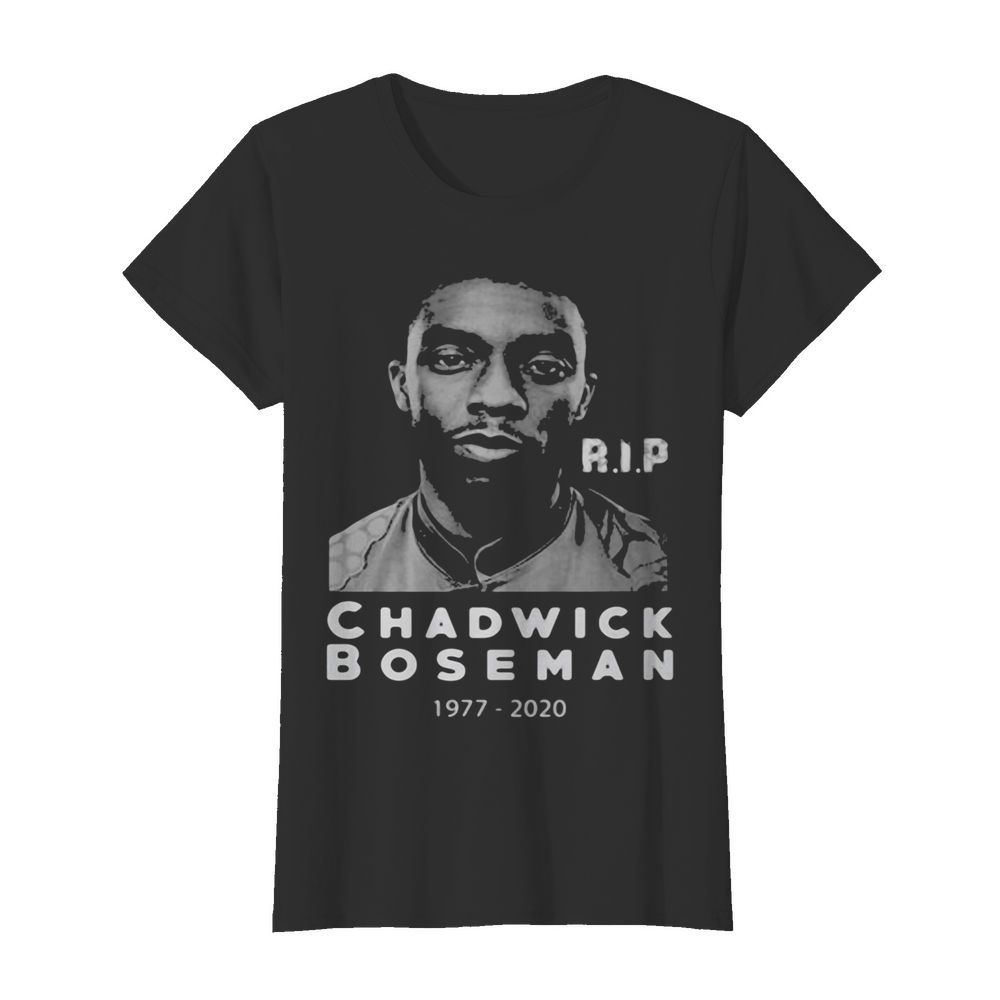 Rip chadwick boseman actor black panther 1977 2020  Classic Women's T-shirt