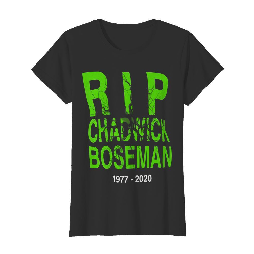 Rip chadwick boseman black panther 1977 2020  Classic Women's T-shirt