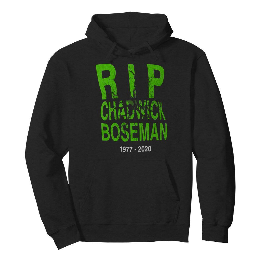 Rip chadwick boseman black panther 1977 2020  Unisex Hoodie