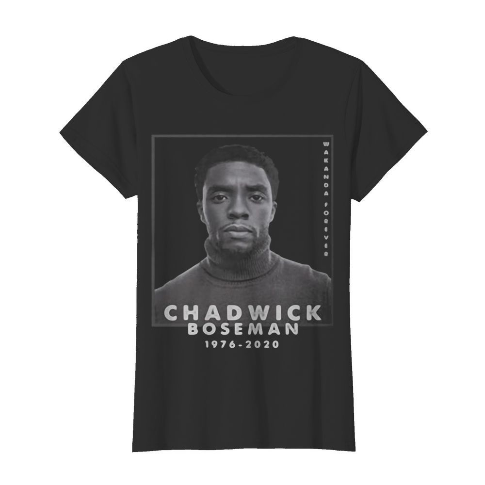 Rip chadwick boseman black panther wakanda forever 1976 2020  Classic Women's T-shirt