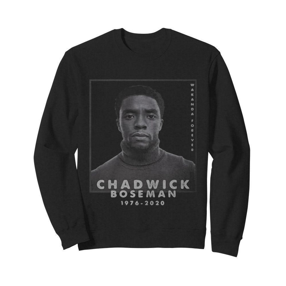 Rip chadwick boseman black panther wakanda forever 1976 2020  Unisex Sweatshirt