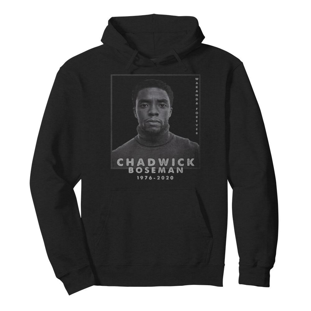 Rip chadwick boseman black panther wakanda forever 1976 2020  Unisex Hoodie