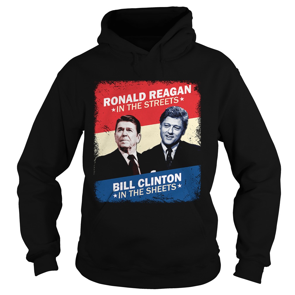 Ronald Reagan Bill Clinton  Hoodie