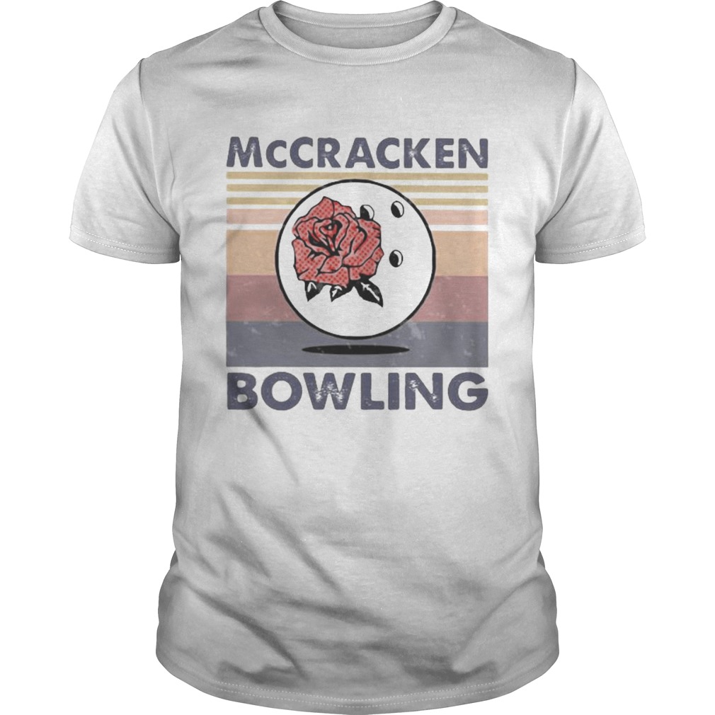 Rose mccracken bowling vintage retro shirt