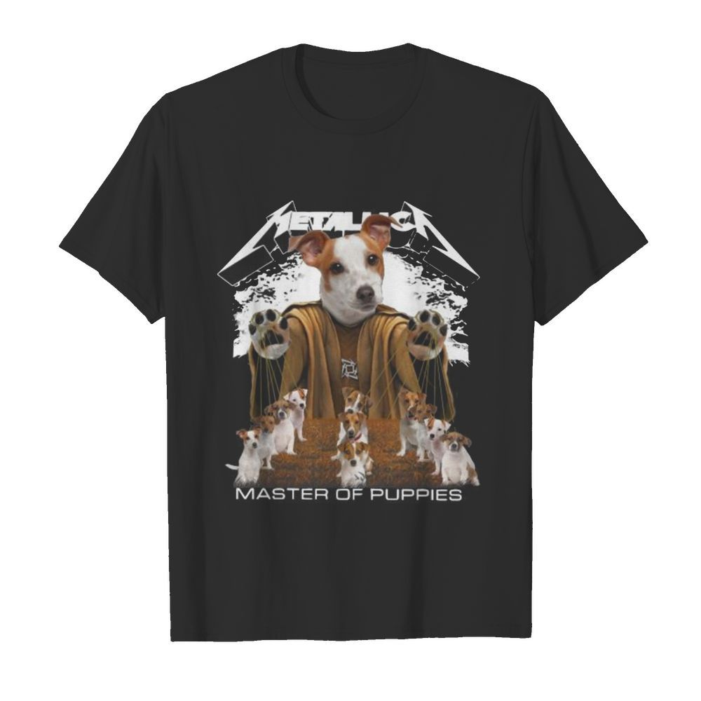 Russell terrier metallica master of puppies shirt