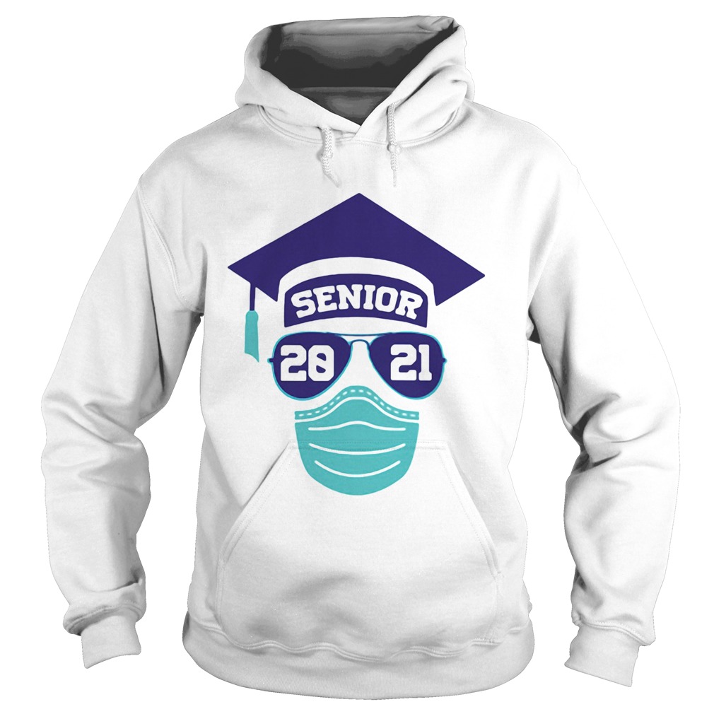 SENIOR 2021 SUNGLASSES MASK GRADUATION  Hoodie