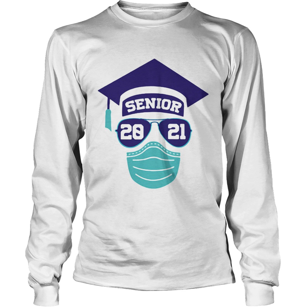 SENIOR 2021 SUNGLASSES MASK GRADUATION  Long Sleeve