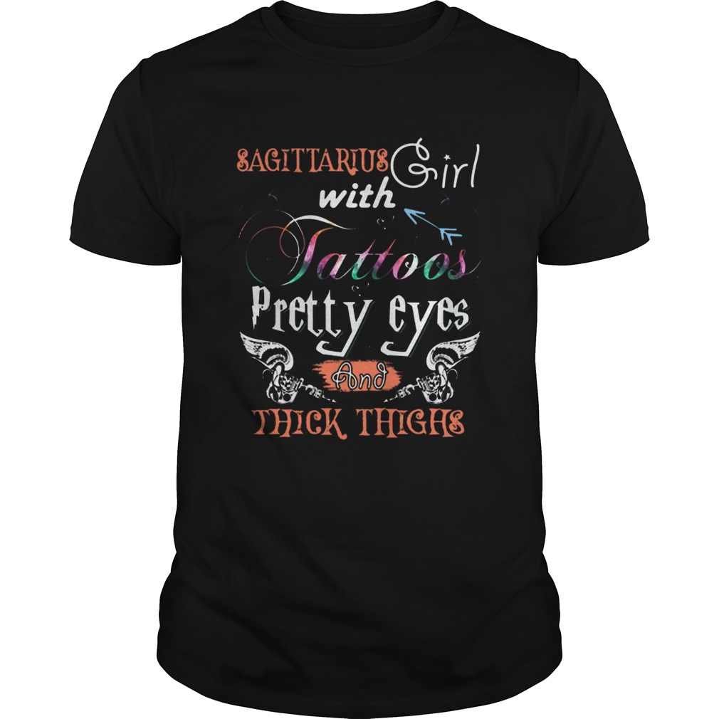 Sagittarius Girl Tattoos April February Birthday Women Giftsshirt