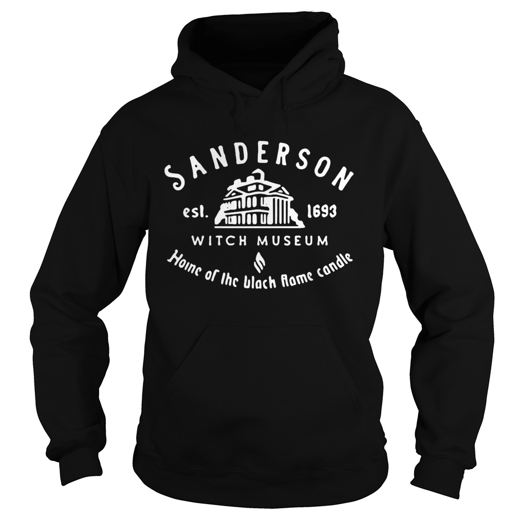 Sanderson Witch Museum Home Of The Black Flame Candle  Hoodie