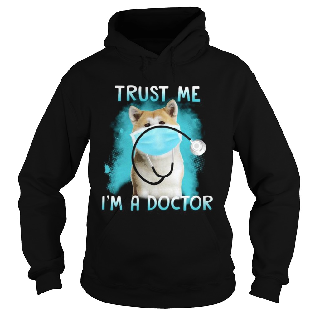 Shiba mask trust me im a doctor  Hoodie