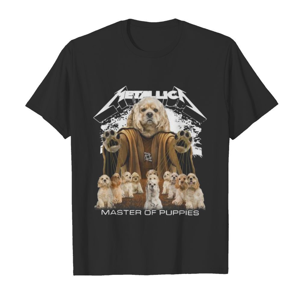 Shih tzu metallica master of puppies shirt