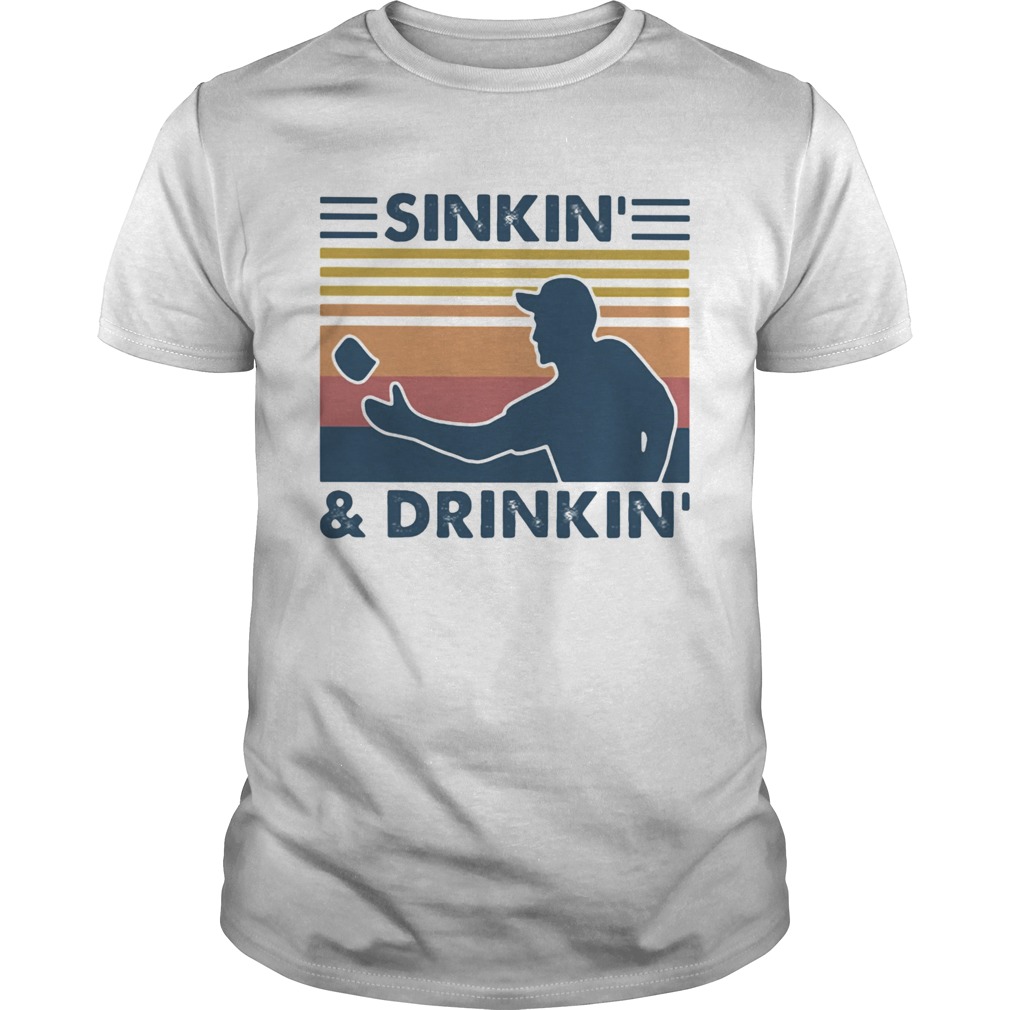 Sinkin And Drinkin Vintage Retro shirt