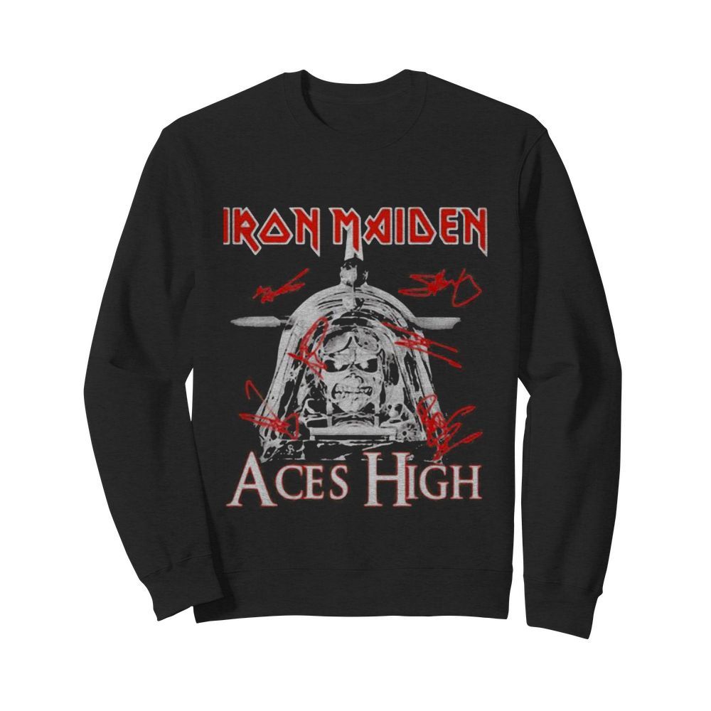 Skeleton iron maiden aces high  Unisex Sweatshirt