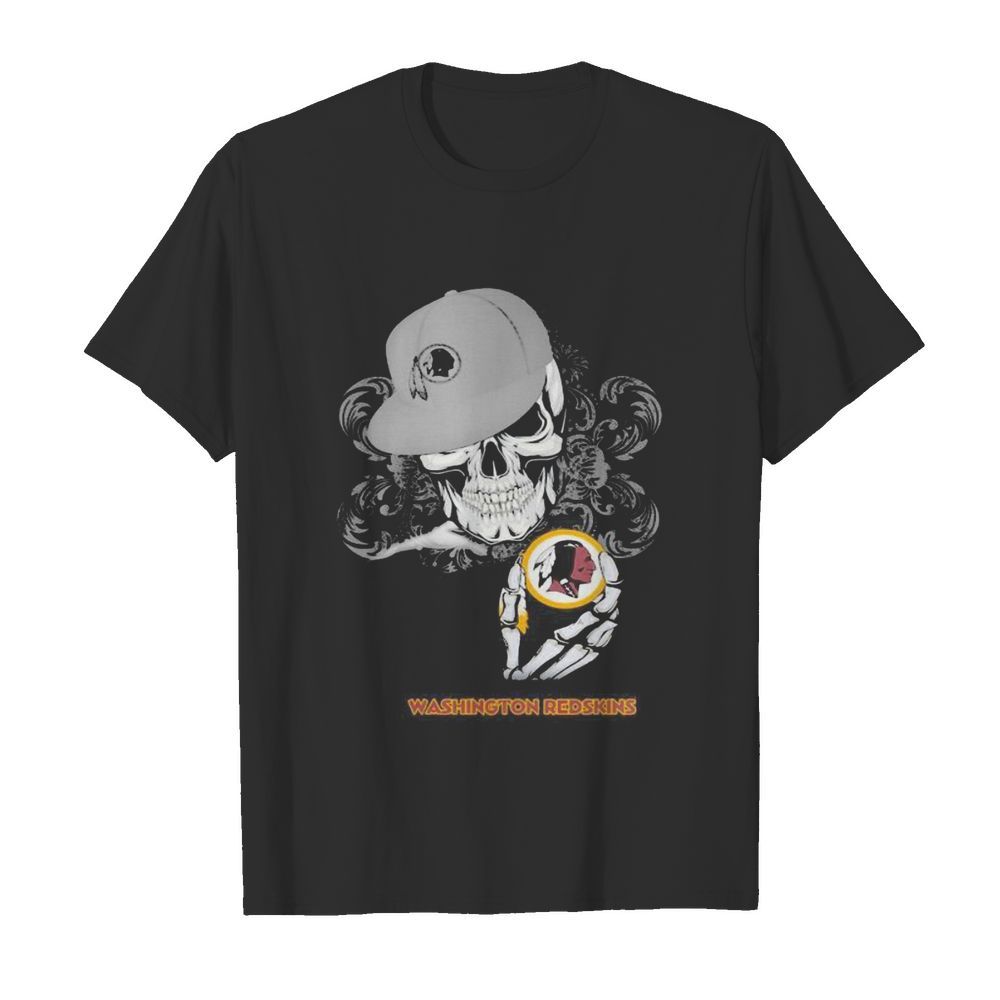 Skeleton skull washington redskins shirt