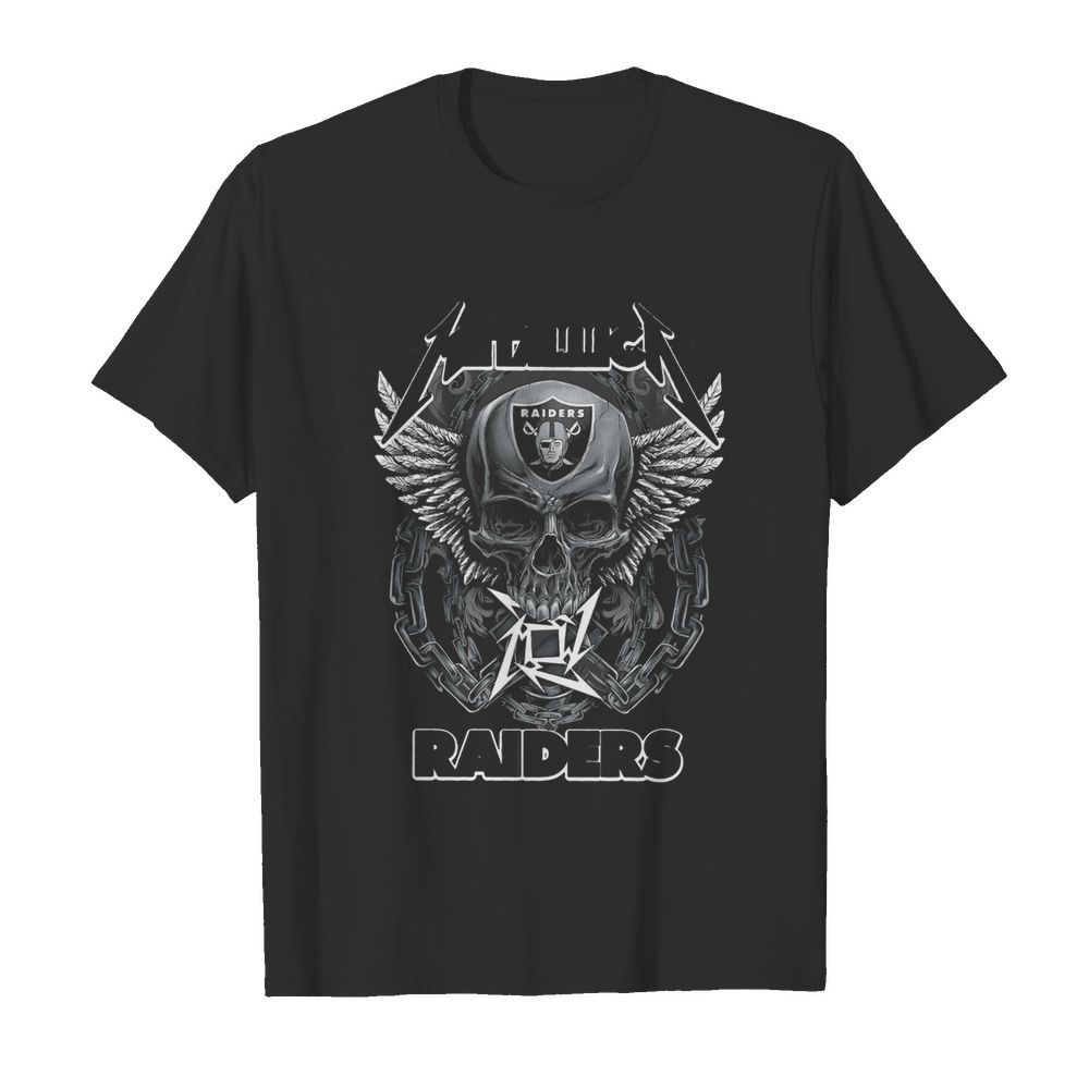 Skull Metallic Raiders shirt