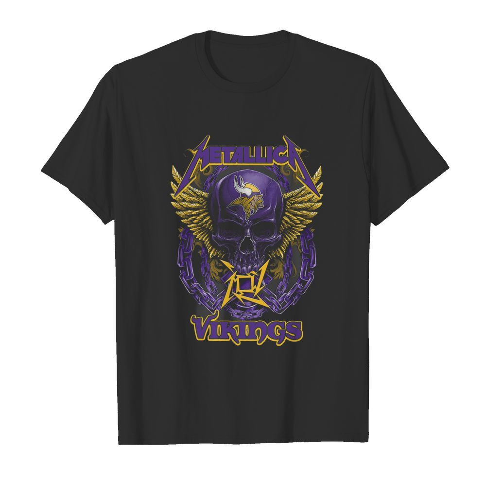 Skull Metallic Vikings Halloween Classic Men's T-shirt