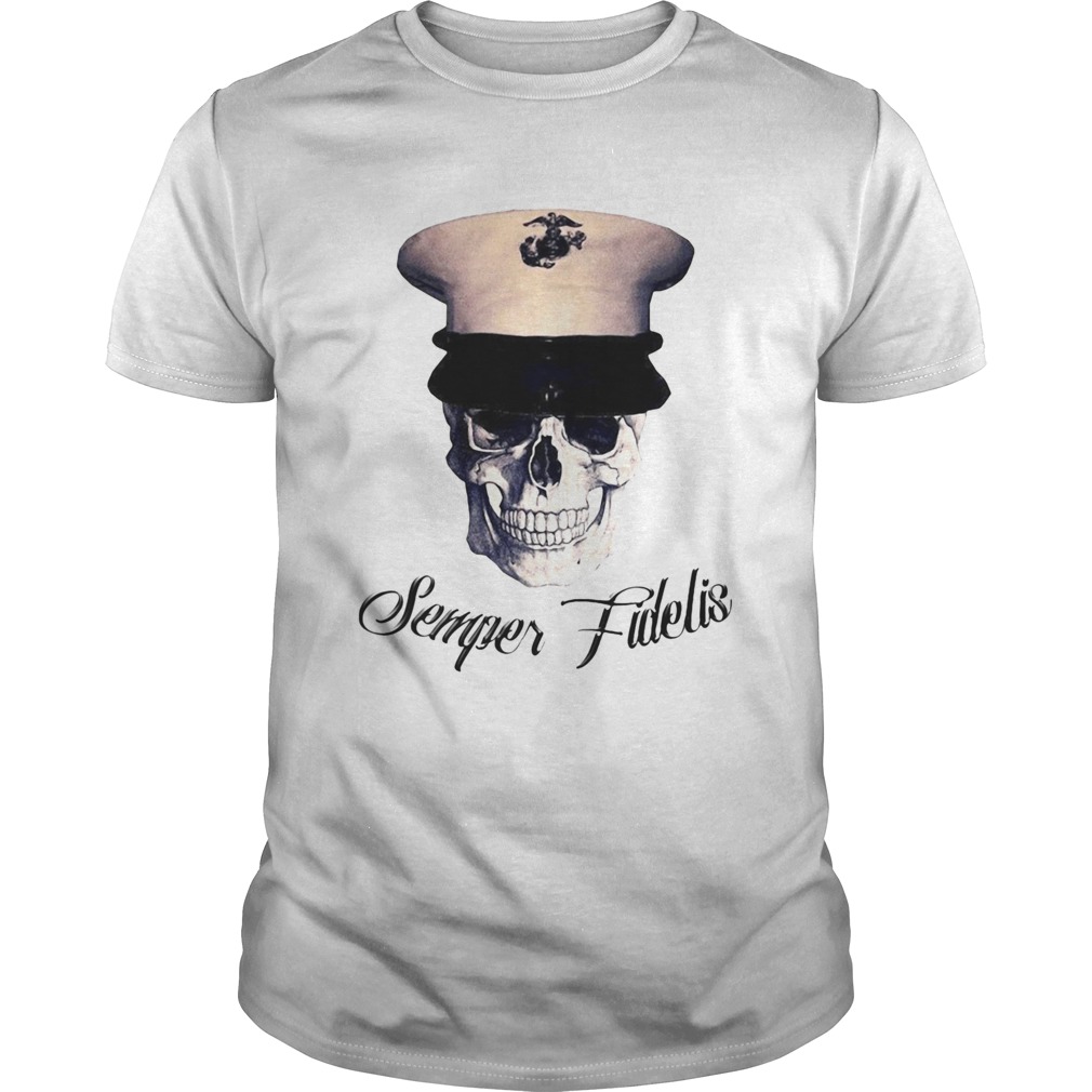 Skull marnie semper fidelis shirt