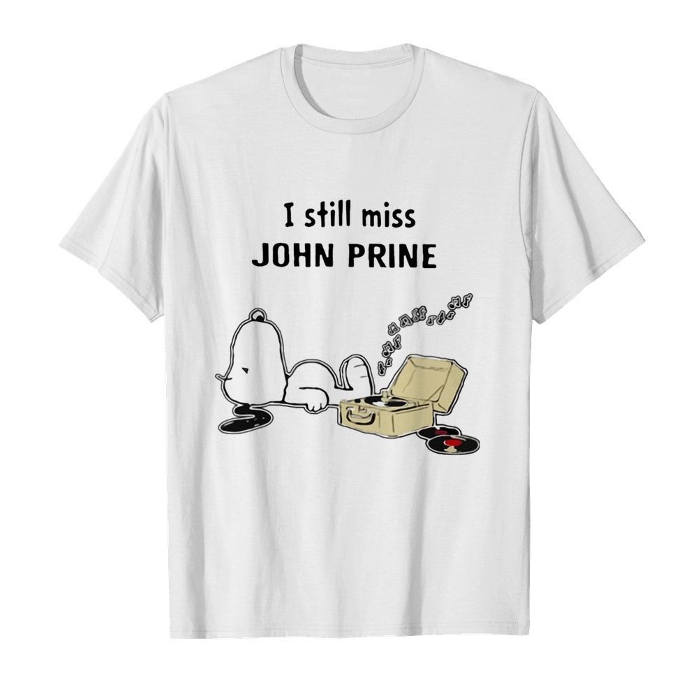 Snoopy I Still Miss John Prine  Classic Men's T-shirt